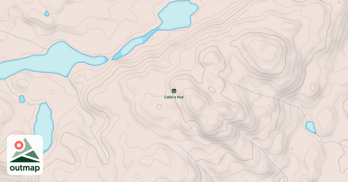 Map of Colin's Hut