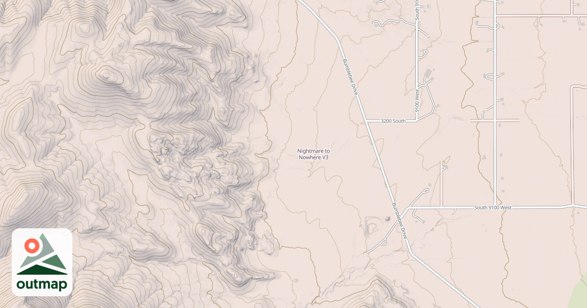 Map of Nightmare to Nowhere