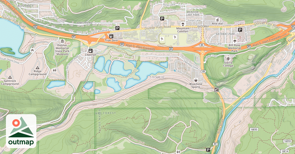 Map of 7-10 Split