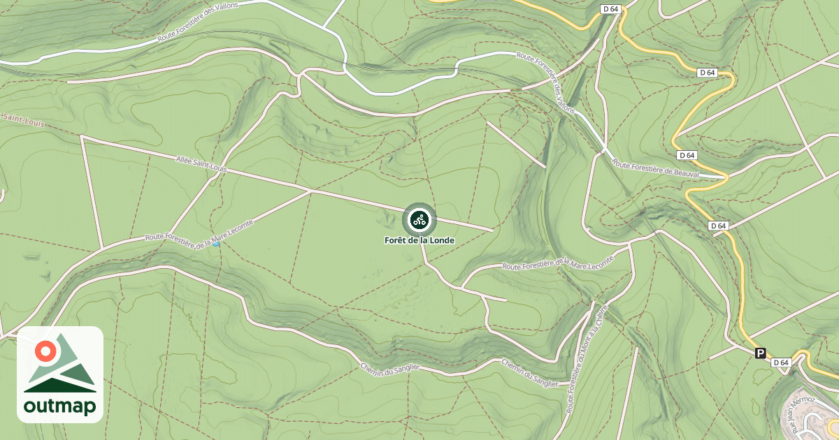 Map of Forêt de la Londe