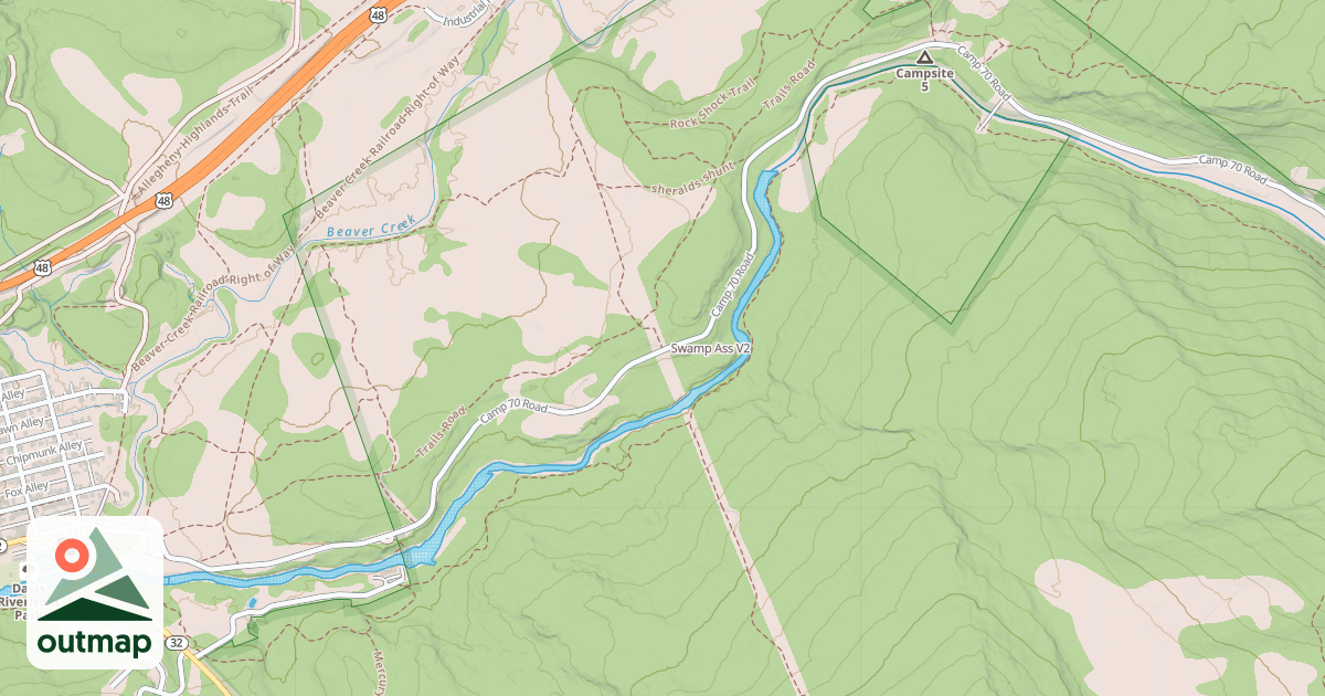 Map of Swamp Ass