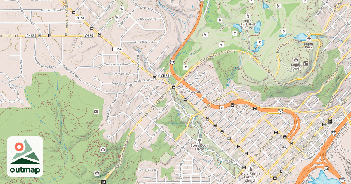 Map of Uncle Pokey