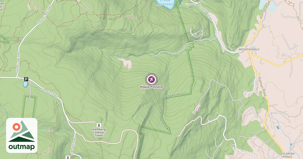 Map of Risque Pinnacle