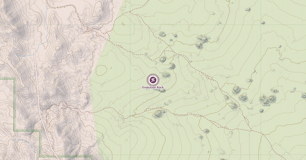 Map preview of Evolution Rock