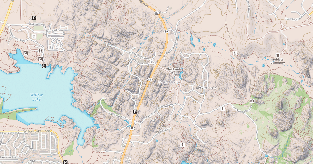 Map preview of Granite Alley
