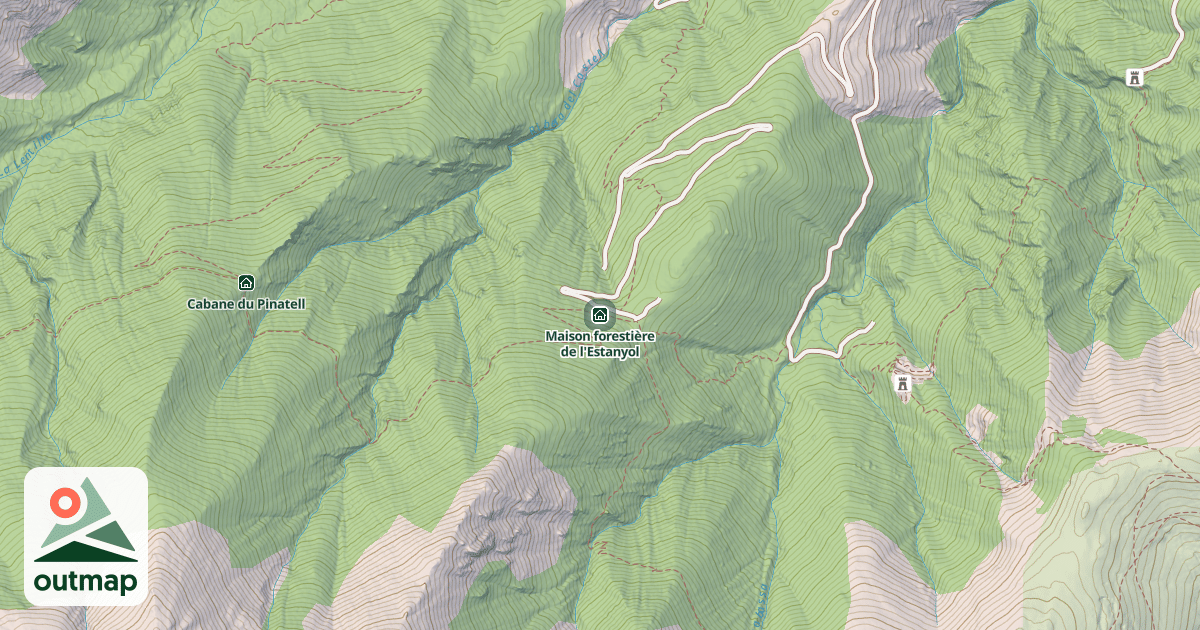 Map of Maison forestière de l'Estanyol
