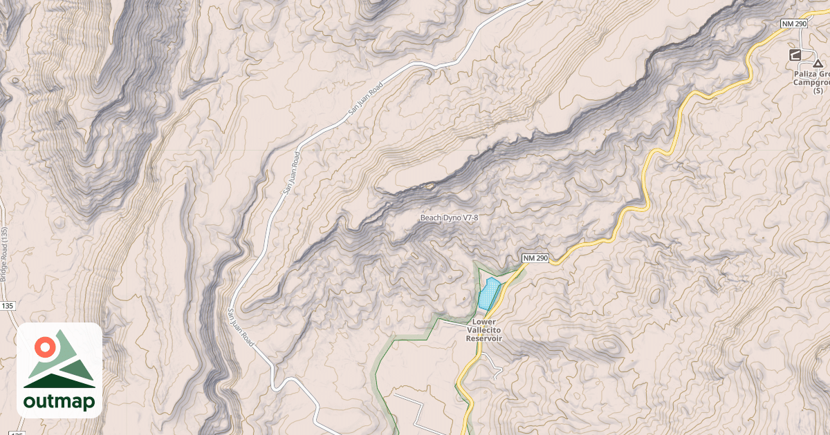 Map of Beach Dyno