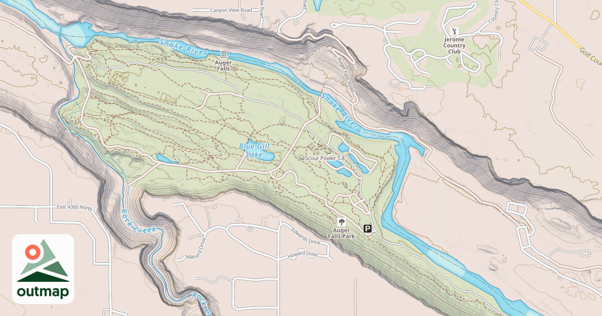 Map of Scour Power