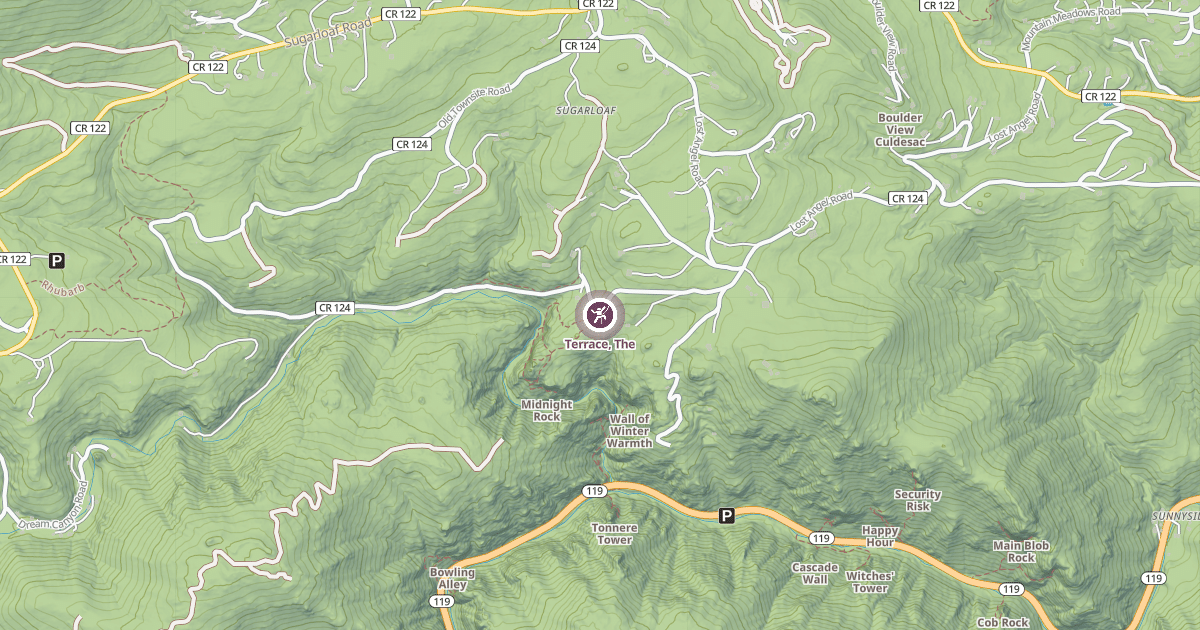 Map preview of Terrace, The