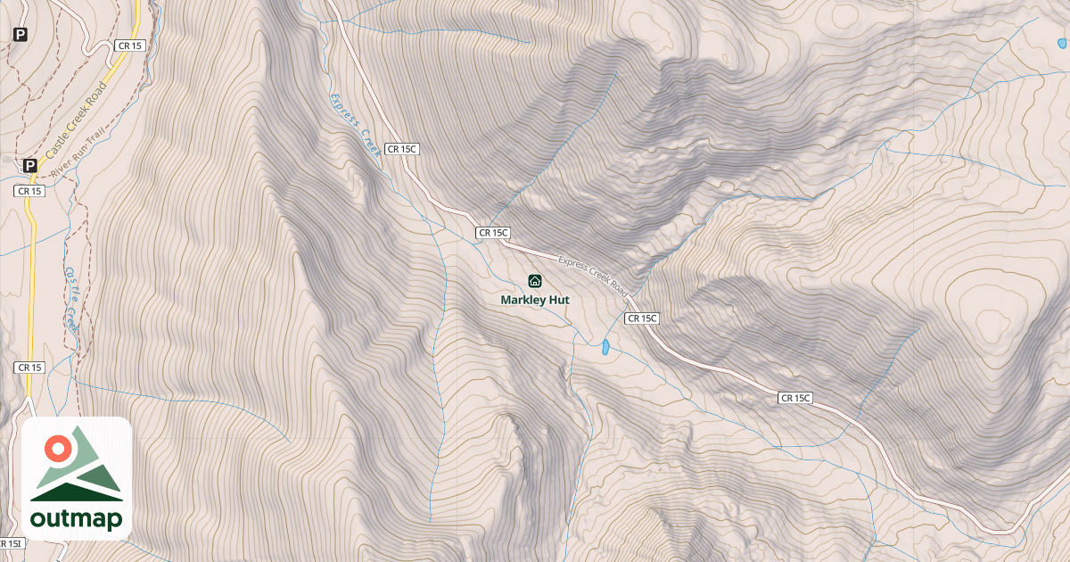 Map of Markley Hut