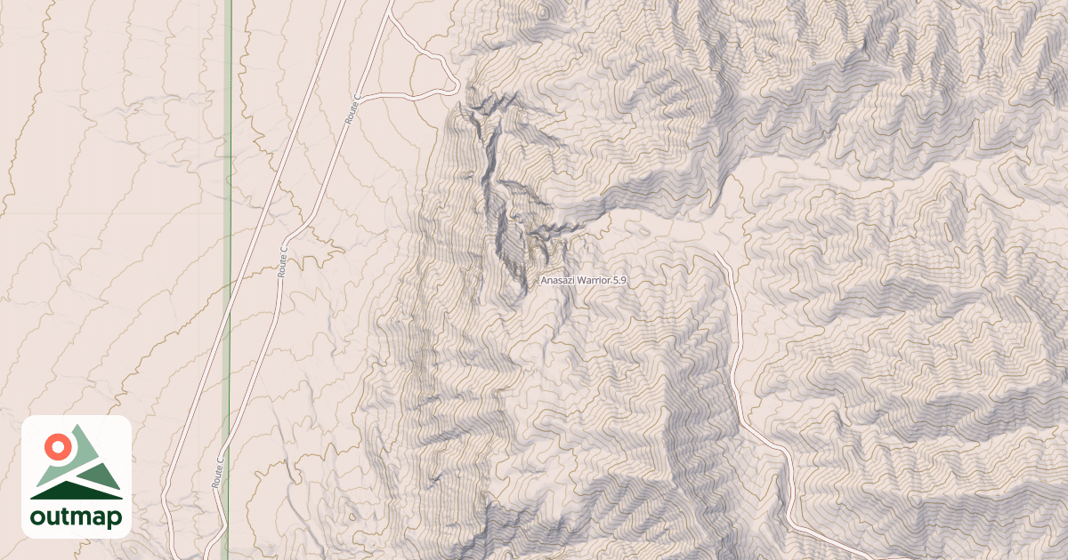 Map of Anasazi Warrior