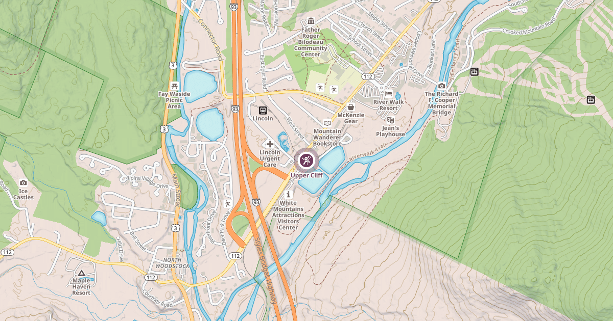Map preview of Upper Cliff