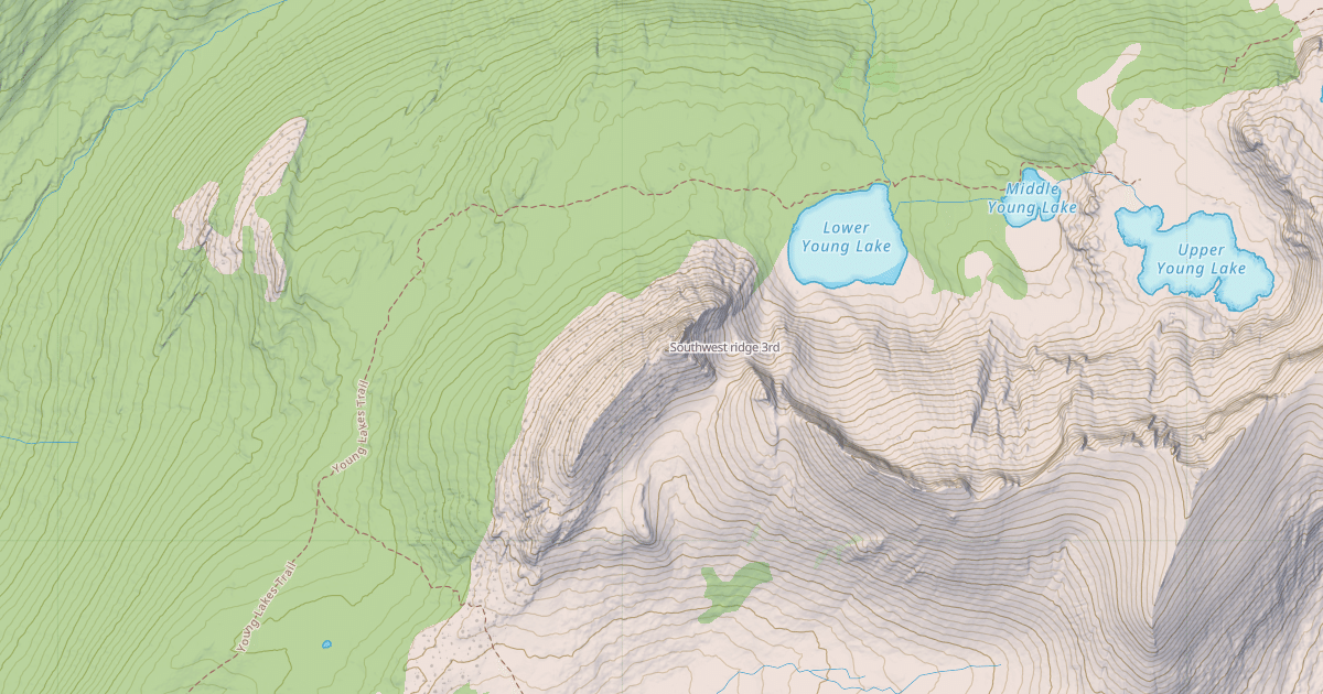 Map preview of Southwest ridge