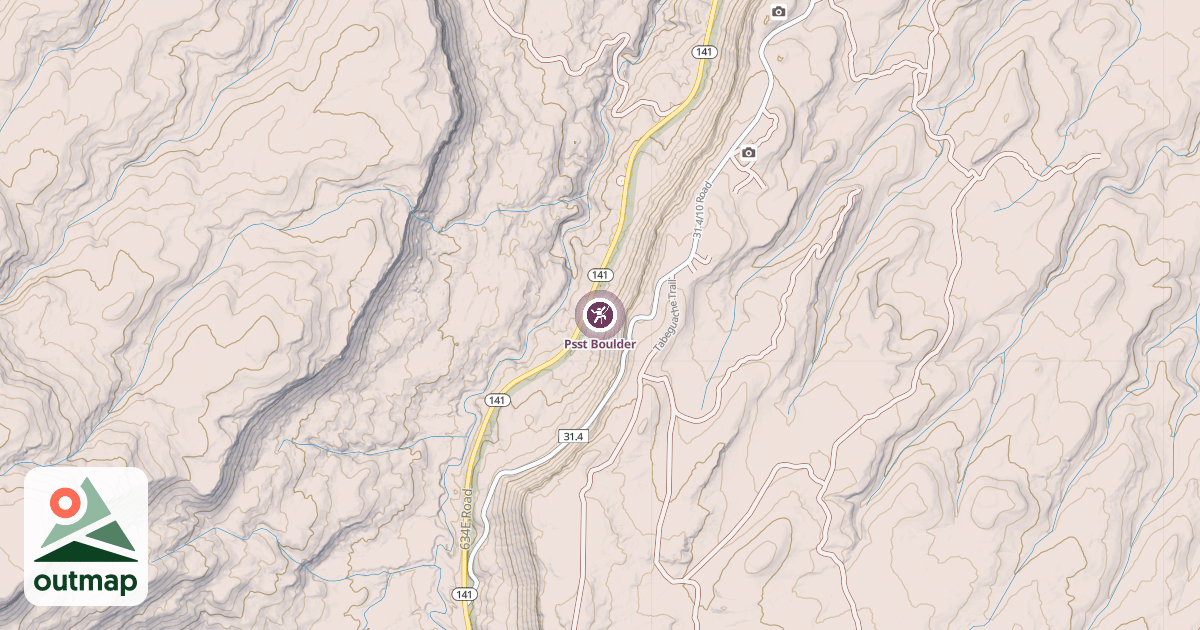 Map of Psst Boulder