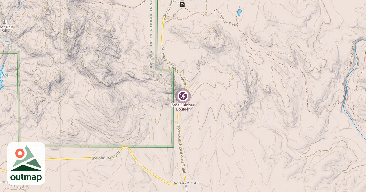 Map of Steak Dinner Boulder
