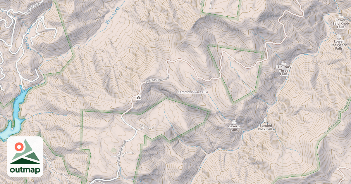 Map of Camptown Races