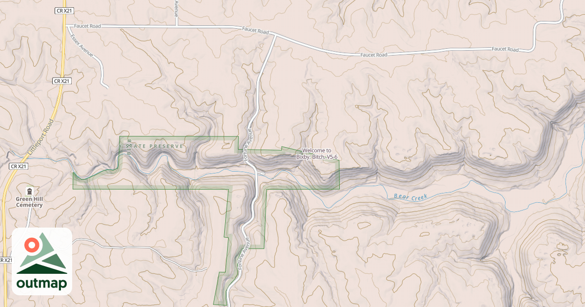 Map of Welcome to Bixby, Bitch.