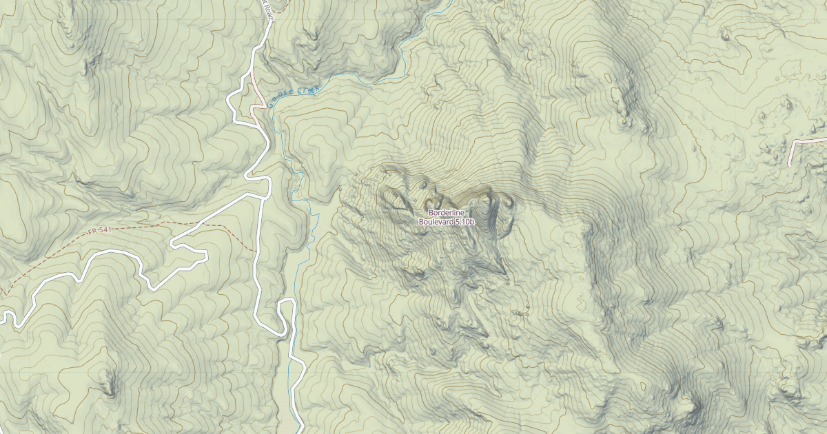 Map preview of Borderline Boulevard