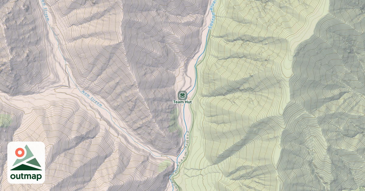 Map of Team Hut