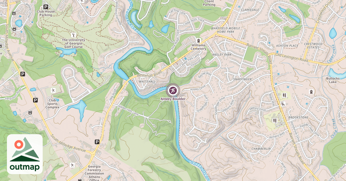 Map of Ansley Boulder