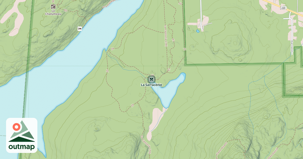 Map of La Sarracénie