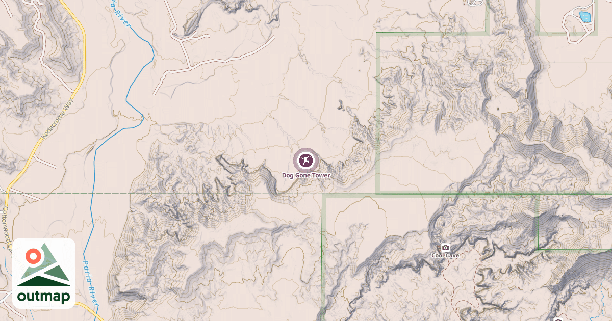 Map of Dog Gone Tower