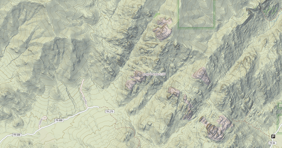 Map preview of Ringtail Arete