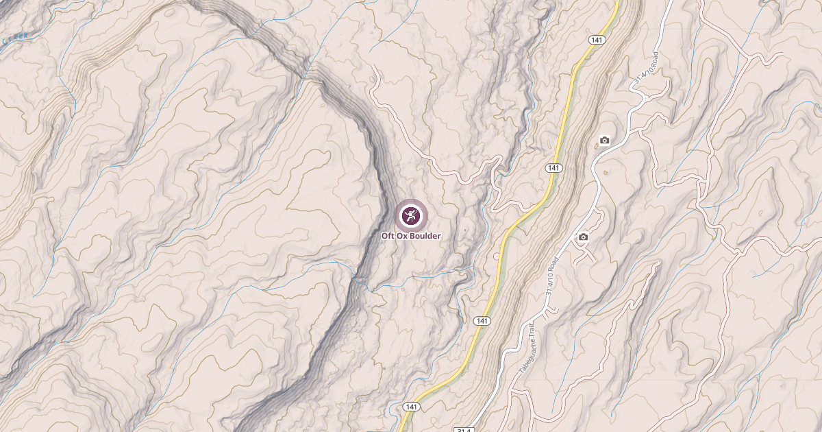 Map preview of Oft Ox Boulder
