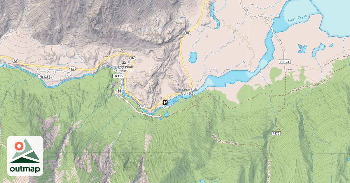 Map of Entrance Slab Right