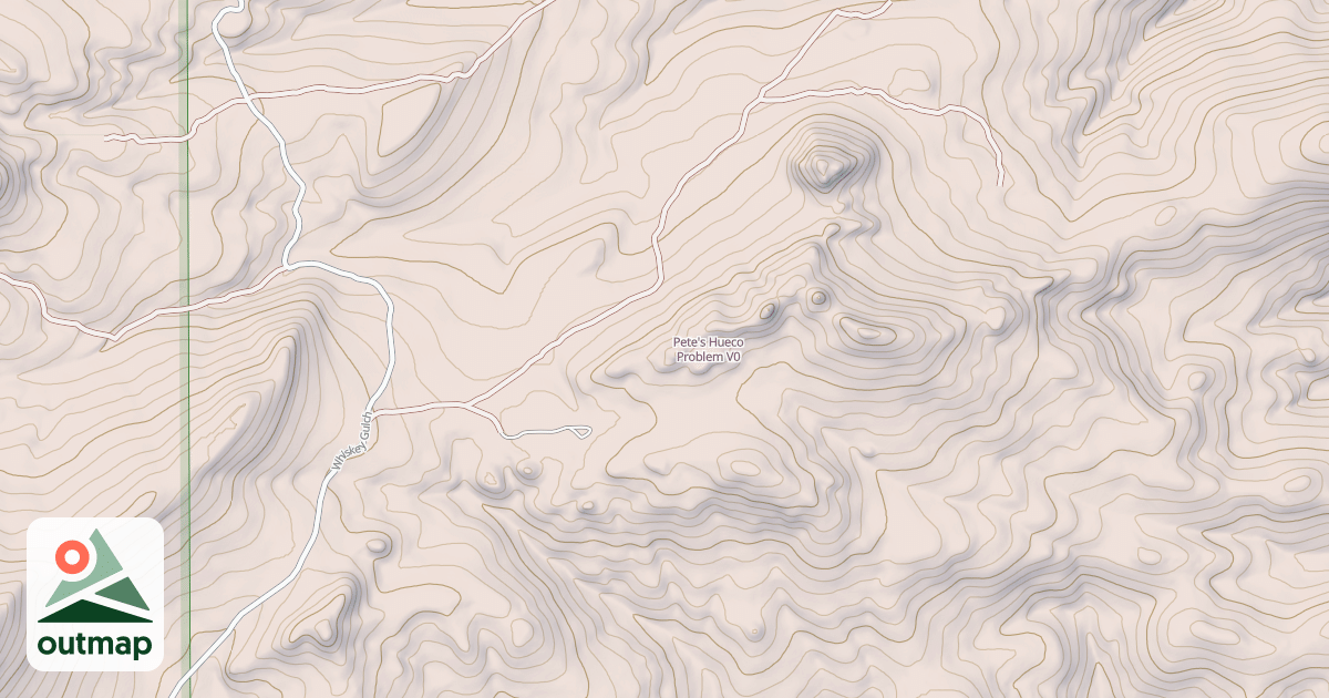 Map of Pete's Hueco Problem