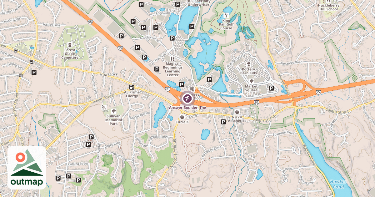 Map of Answer Boulder, The