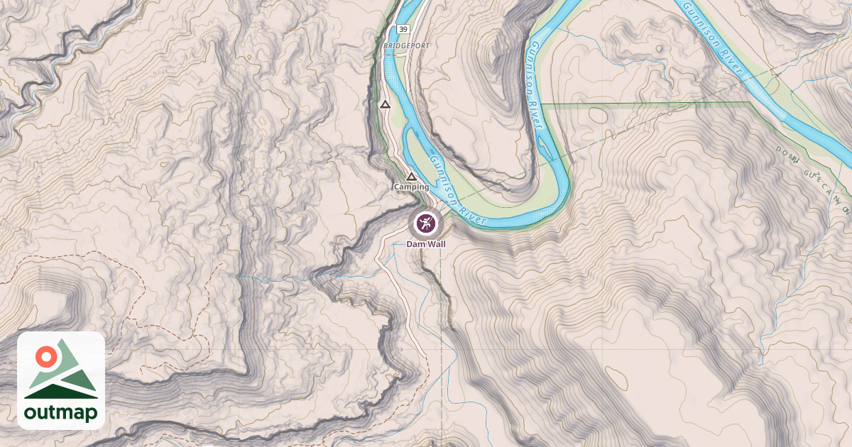 Map of Dam Wall