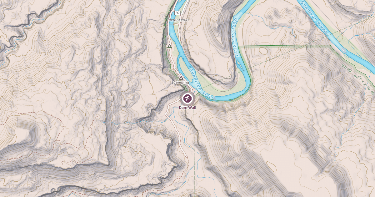 Map preview of Dam Wall