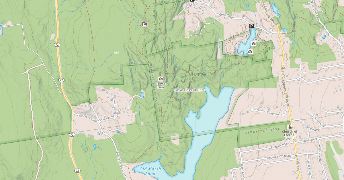 Map preview of Tunxis Obscurity