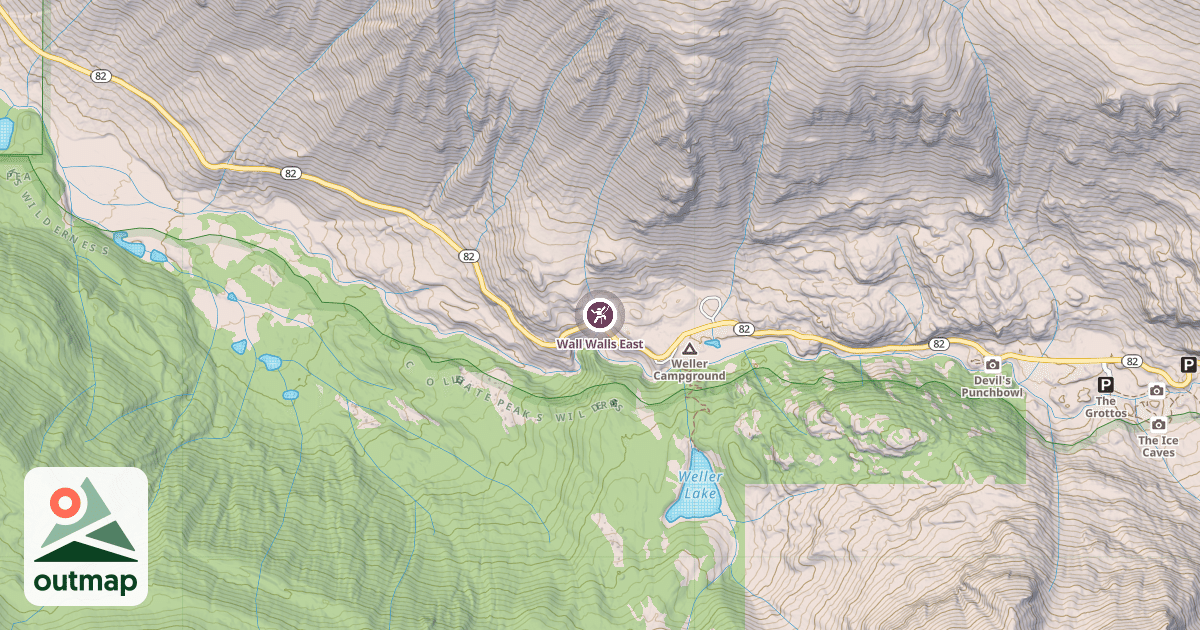 Map of Wall Walls East