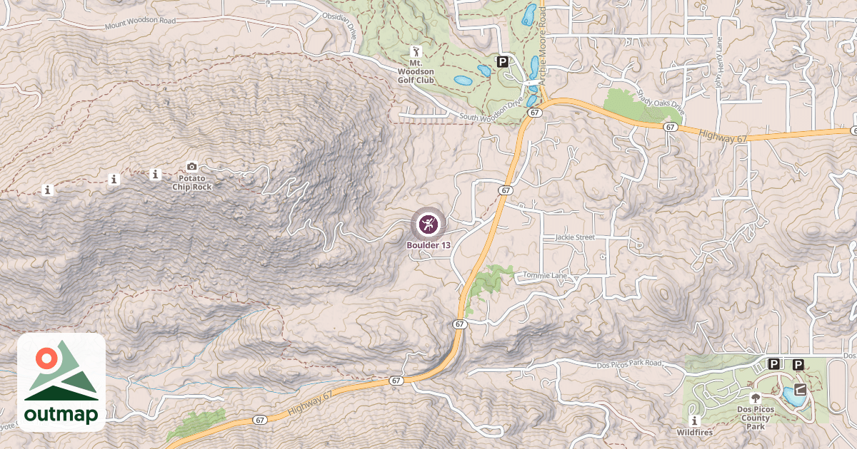 Map of Boulder 13