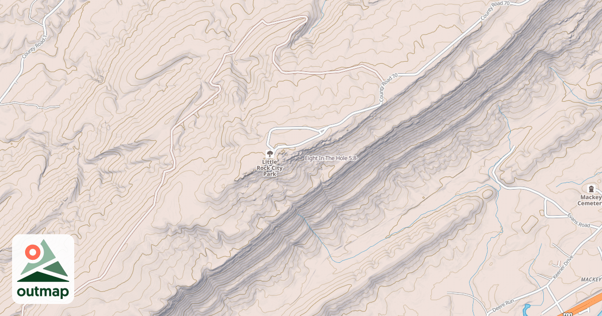 Map of Eight In The Hole