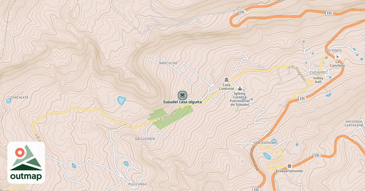 Map of Susudel casa olguita