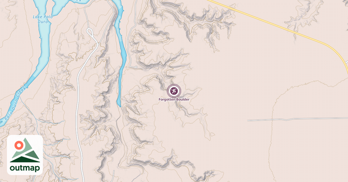 Map of Forgotten Boulder