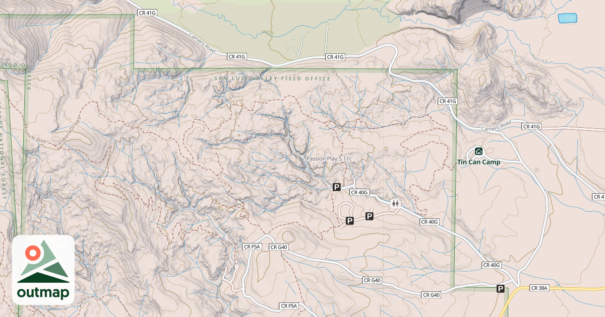 Map of Passion Play