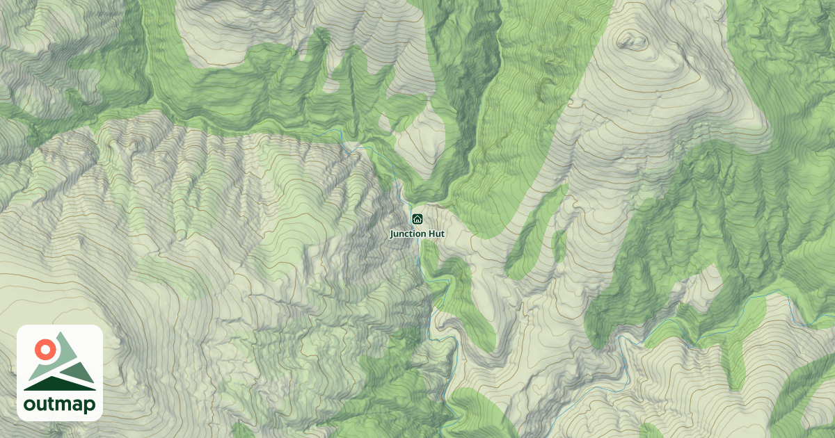 Map of Junction Hut