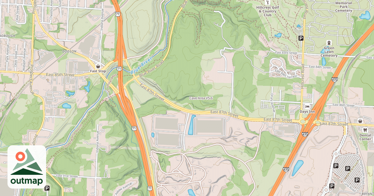 Map of Cave Area