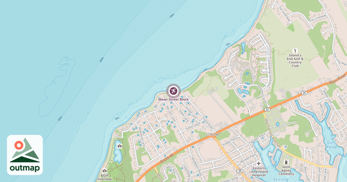 Map of Mean Street Block