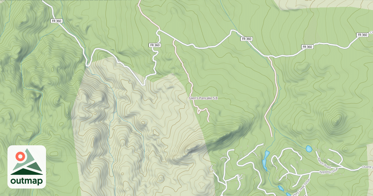 Map of Glen's Pancake