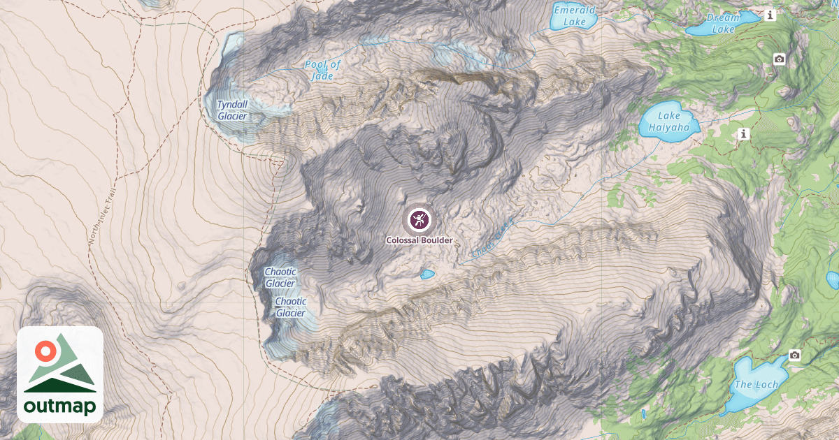 Map of Colossal Boulder