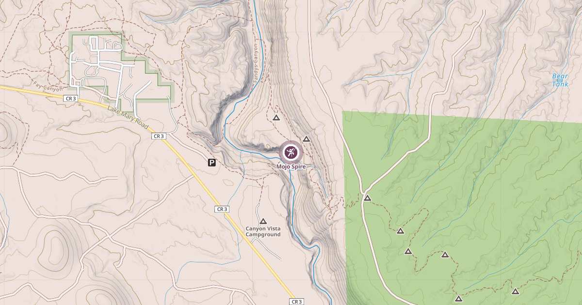 Map preview of Mojo Spire