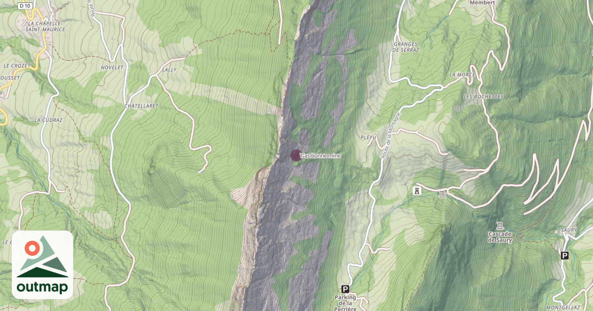 Map of T'as bonne mine