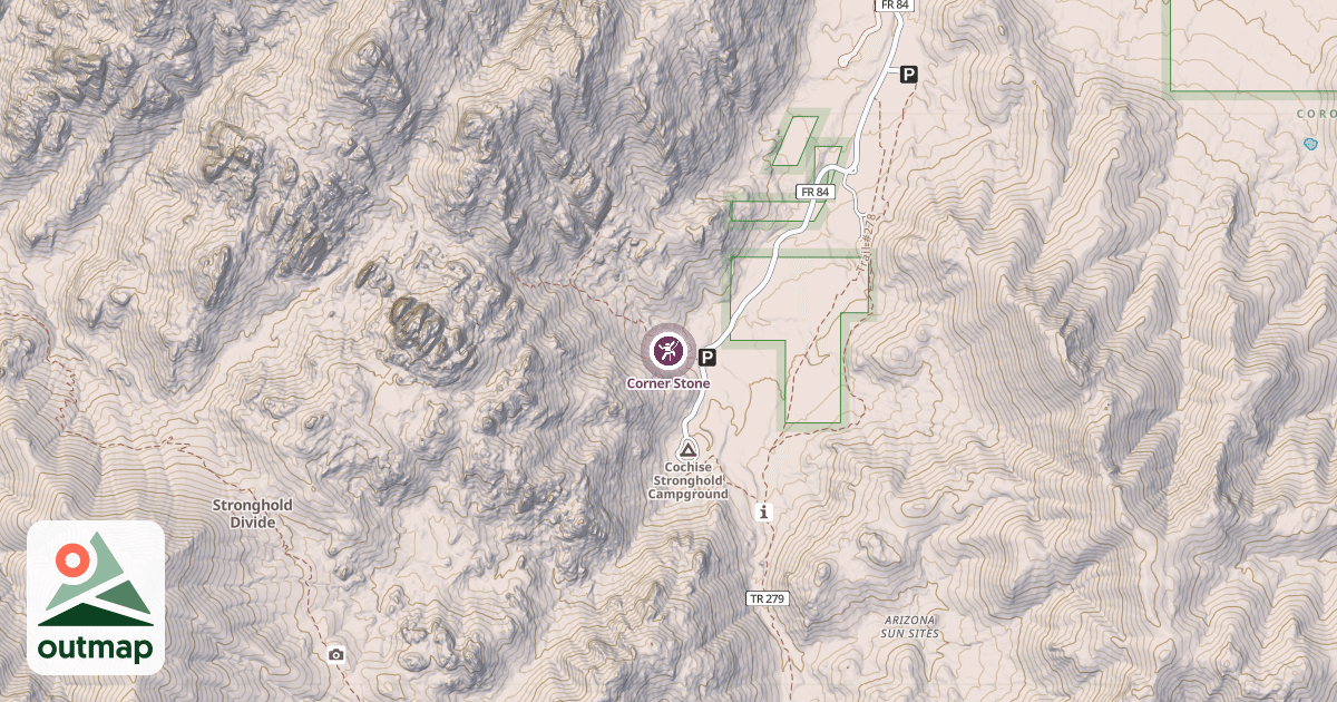 Map of Corner Stone