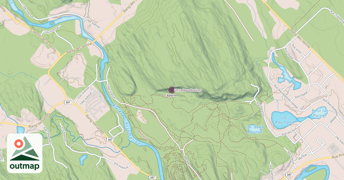 Map of Un cadeau du Grec