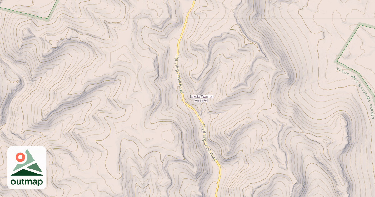 Map of Lakota Warrior Arete